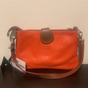 Roberta Rossi Genuine Leather Made in Italy Single Strap /Crossbody Bag.